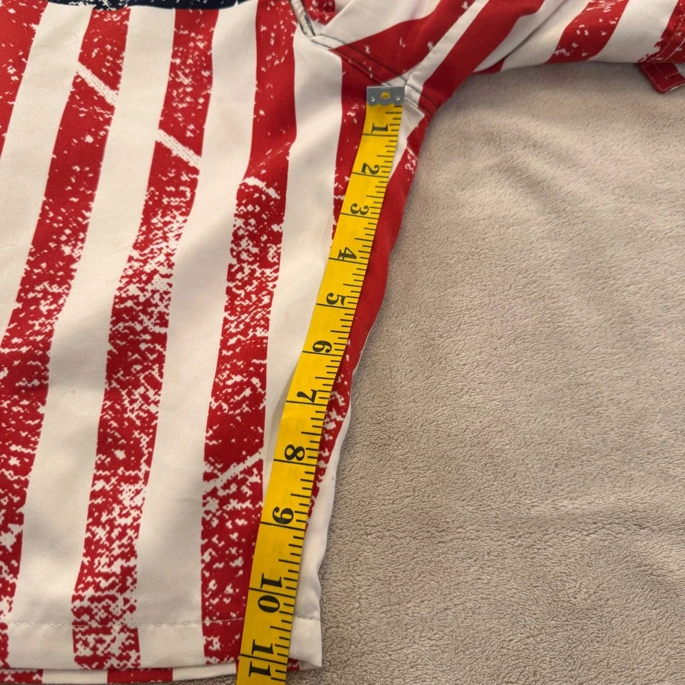 Calhoun American Flag Board Shorts‎ Patriotic Stars Stripes Beach Summer Surf M